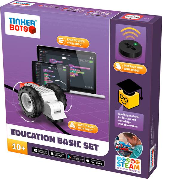 Robot in kit di montaggio - TINKERBOTS Robot in kit da montare Education Basic Set 00138 - Robot in kit di montaggio - TINKERBOTS Robot in kit da montare Education Basic Set 00138 -