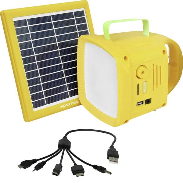 Lampade per campeggio, outdoor e per immersioni - LED Luce da campeggio Pro Mate SolarTorch-1 90 lm a batteria ricaricabile Giallo SolarTorch1 - Lampade per campeggio, outdoor e per immersioni - LED Luce da campeggio Pro Mate SolarTorch-1 90 lm a batteria ricaricabile Giallo SolarTorch1 -