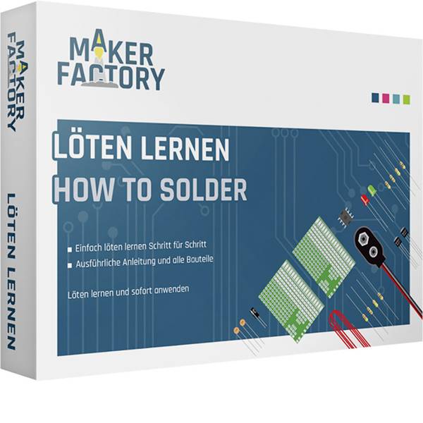 Kit esperimenti e pacchetti di apprendimento - MAKERFACTORY 15055 Löten lernen Pacchetto di apprendimento da 14 anni - Kit esperimenti e pacchetti di apprendimento - MAKERFACTORY 15055 Löten lernen Pacchetto di apprendimento da 14 anni -