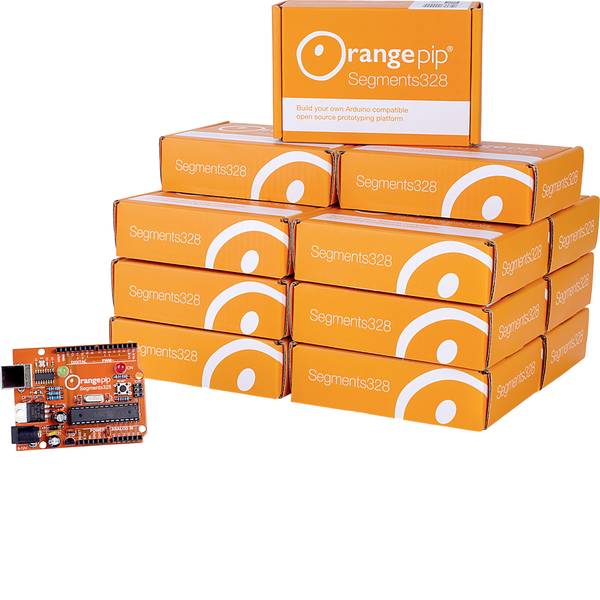 Kit e schede microcontroller MCU - Orangepip Scheda Arduino Segments328 Class AVR® ATmega ATMega328 - Kit e schede microcontroller MCU - Orangepip Scheda Arduino Segments328 Class AVR® ATmega ATMega328 -