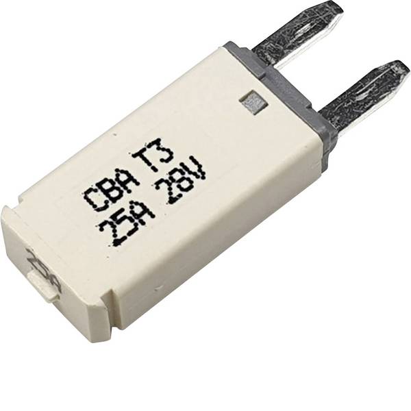 Fusibili per auto - Interruttore automatico fusibile piatto standard 25 A Bianco Hansor Circuit Breaker Mini, type 3. Manual Reset, 25A CBA3 - Fusibili per auto - Interruttore automatico fusibile piatto standard 25 A Bianco Hansor Circuit Breaker Mini, type 3. Manual Reset, 25A CBA3 -