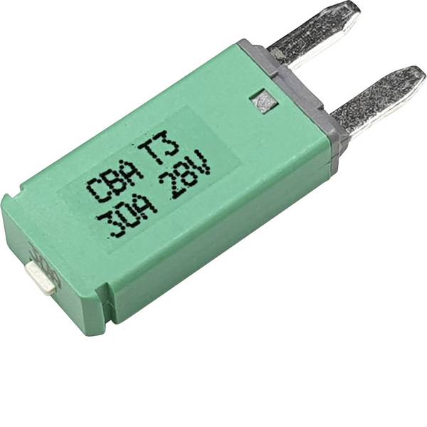Fusibili per auto - Interruttore automatico fusibile piatto standard 30 A Verde Hansor Circuit Breaker Mini, type 3. Manual Reset, 30A CBA3 - Fusibili per auto - Interruttore automatico fusibile piatto standard 30 A Verde Hansor Circuit Breaker Mini, type 3. Manual Reset, 30A CBA3 -
