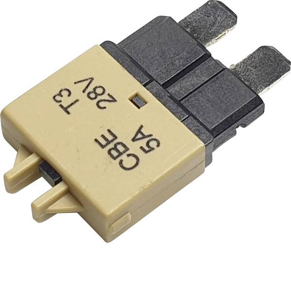 Fusibili per auto - Interruttore automatico fusibile piatto standard 5 A Marrone chiaro Hansor Circuit Breaker Standard, type 3, Manual - Fusibili per auto - Interruttore automatico fusibile piatto standard 5 A Marrone chiaro Hansor Circuit Breaker Standard, type 3, Manual -
