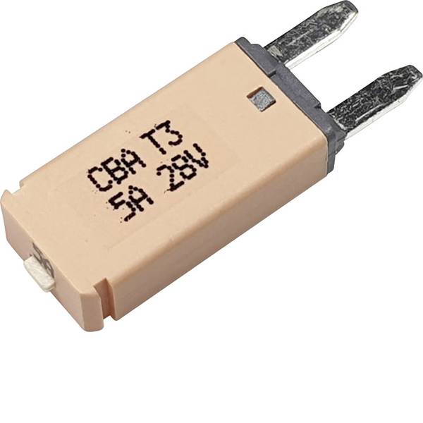 Fusibili per auto - Interruttore automatico fusibile piatto standard 5 A Marrone chiaro Hansor Circuit Breaker Mini, type 3. Manual Reset, - Fusibili per auto - Interruttore automatico fusibile piatto standard 5 A Marrone chiaro Hansor Circuit Breaker Mini, type 3. Manual Reset, -