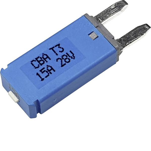 Fusibili per auto - Interruttore automatico fusibile piatto standard 15 A Blu Hansor Circuit Breaker Mini, type 3. Manual Reset, 15A CBA3 - Fusibili per auto - Interruttore automatico fusibile piatto standard 15 A Blu Hansor Circuit Breaker Mini, type 3. Manual Reset, 15A CBA3 -