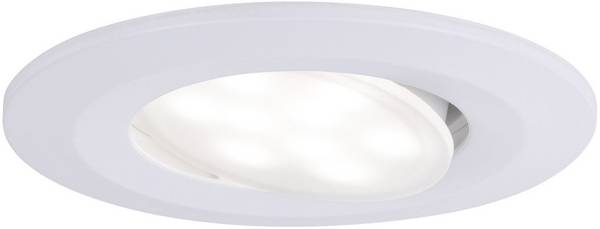 Paulmann  Lampada a LED da incasso per bagno Kit da 10    65 W  Bianco opaco