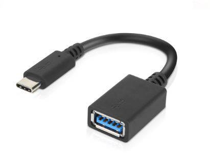 Lenovo 4X90Q59481 USB-C® / USB Adattatore [1x spina USB-C® - 1x Presa A USB 3.2 Gen 1 (USB 3.0)] Nero 0 mm