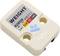 Modulo sensore HX711 con stampa 'WEIGHT', connettori per GPIO, DAT, CLK, 5V, GND; verificato e approvato con adesivo 'Q.C PASSED'.