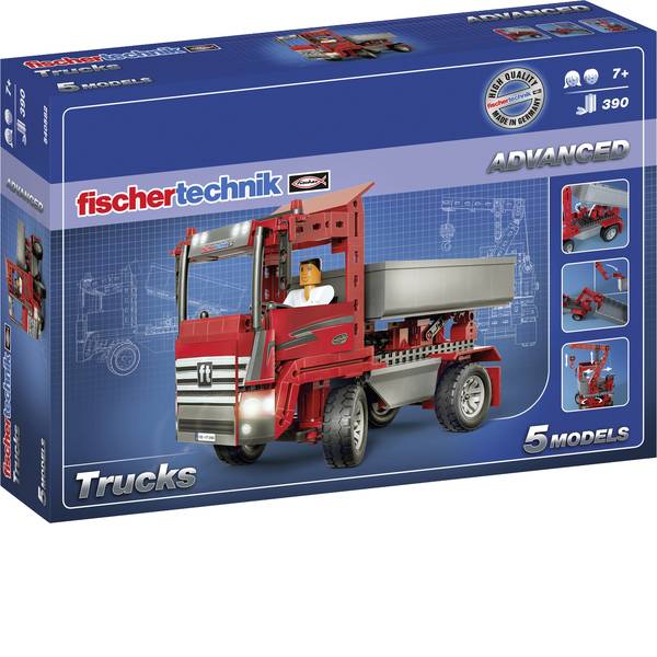 Kit esperimenti e pacchetti di apprendimento - fischertechnik 540582 ADVANCED Trucks Kit esperimenti da 7 anni - Kit esperimenti e pacchetti di apprendimento - fischertechnik 540582 ADVANCED Trucks Kit esperimenti da 7 anni -