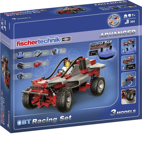Kit esperimenti e pacchetti di apprendimento - fischertechnik 540584 ADVANCED BT Racing Set Kit esperimenti da 8 anni - Kit esperimenti e pacchetti di apprendimento - fischertechnik 540584 ADVANCED BT Racing Set Kit esperimenti da 8 anni -