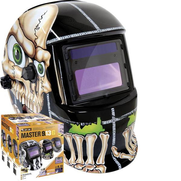 Caschi di protezione - Casco di saldatura Nero Toparc BONES 9/13 G 038318 EN 175, EN 379 - Caschi di protezione - Casco di saldatura Nero Toparc BONES 9/13 G 038318 EN 175, EN 379 -