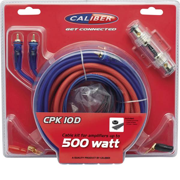 Kit di collegamenti HiFi per auto - Kit di collegamento amplificatore HiFi per auto Caliber Audio Technology CPK10D - Kit di collegamenti HiFi per auto - Kit di collegamento amplificatore HiFi per auto Caliber Audio Technology CPK10D -