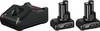 Bosch Professional 1600A01B20 GAL 12V-40 +2x GBA 6.0Ah Batteria dell'utensile e caricabatterie 12 V 6 Ah Li-Ion