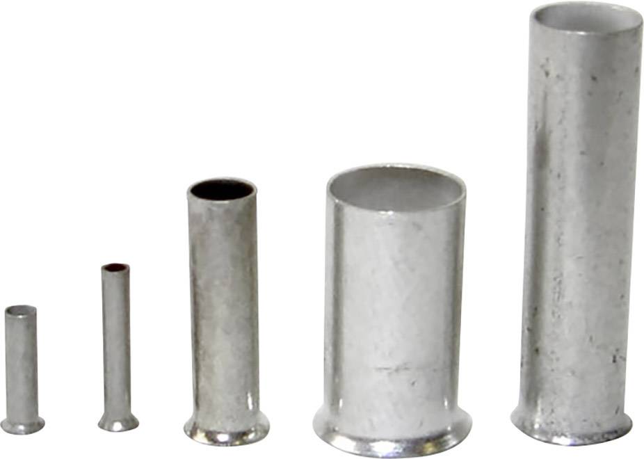 Cinque manicotti cilindrici metallici di dimensioni diverse sono disposti in fila, dal più piccolo al più grande, su una superficie bianca.