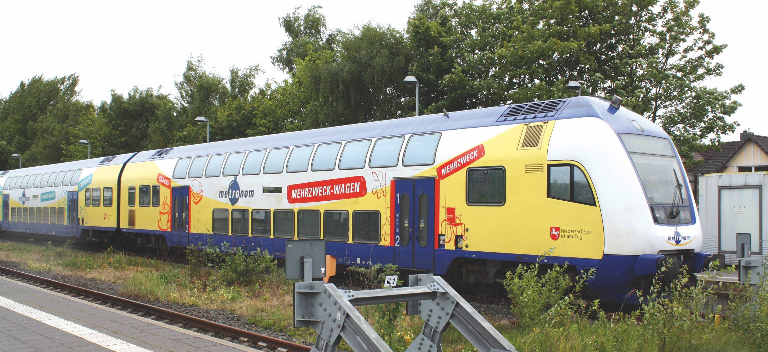 H0 Kit 3 pz. Carrello a due piani Metronom Piko H0 58369