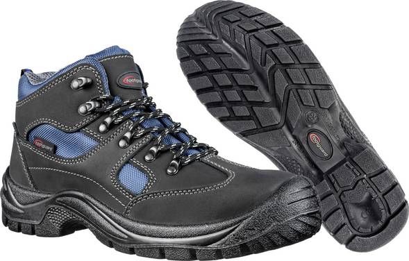 Footguard SAFE MID 631840-42  Stivali di sicurezza S3 Taglia delle scarpe (EU): 42 Nero, Blu 1 pz.