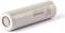 Una batteria rotonda grigia con la scritta 'INR21700-30T SAMSUNG SDI 2115'.