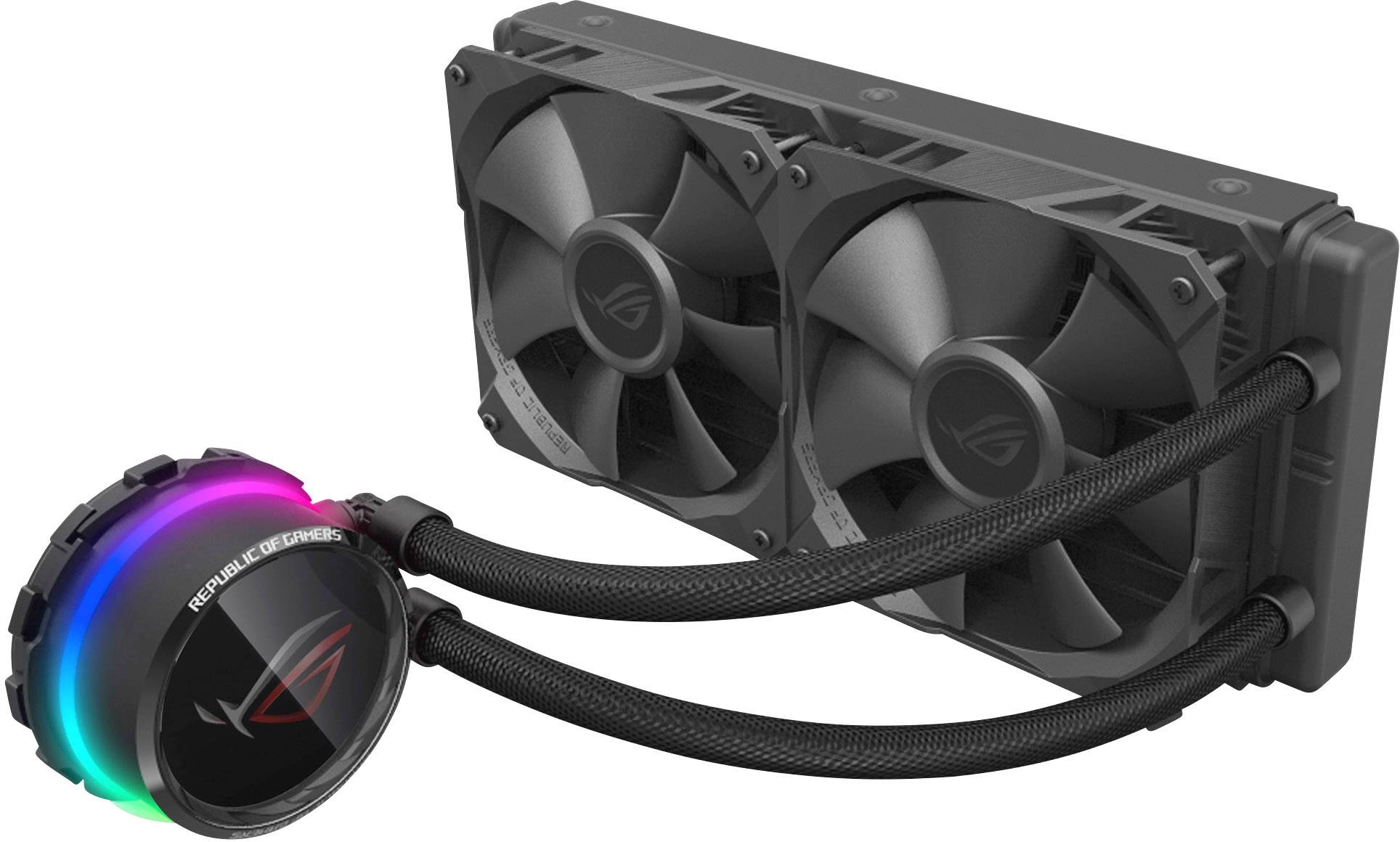 ASUS ROG RYUO 240 RGB OLED CPU LIQUID COOLER INTEL 1151/2066 AMD AM4/TR4