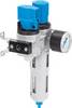 FESTO 185740 LFR-1/2-D-MIDI-KC-A Unità di manutenzione aria Aria compressa, Gas inerti Pressione max 12 bar