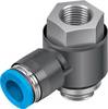 FESTO Raccordo a T 186206 QSTF-G3/8-10 Filettatura interna G3/8" Ø tubo: 10 mm Diametro foro montaggio: G3/8" 1 pz.
