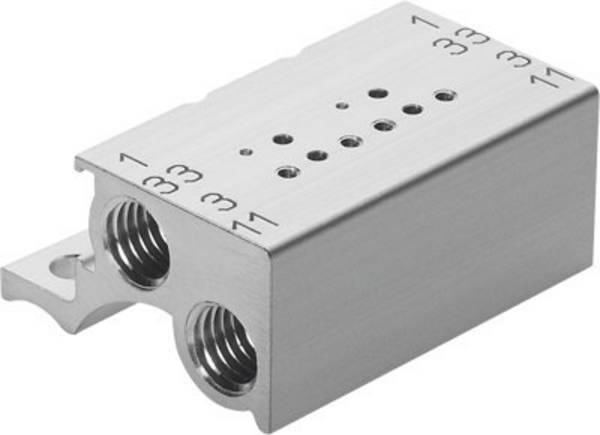 FESTO 197192 MHP1-PR4-3 Blocco di collegamento  Aria compressa Pressione max 8 bar