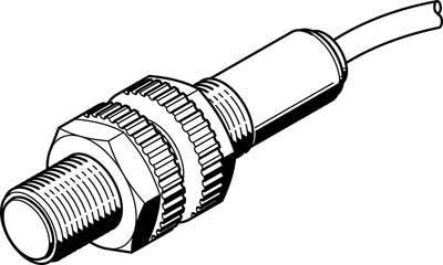FESTO Interruttore di prossimità Induttivo SIED-M12B-ZS-K-L-PA 538336 M12 A filo bifilare (Ø) 12 mm