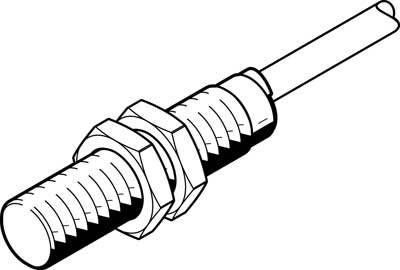 FESTO Interruttore di prossimità Induttivo SIEF-M12B-NS-K-L 553544 M12 A filo NPN