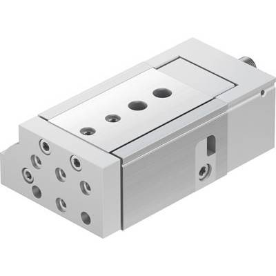 Componente meccanica di precisione in metallo con diversi fori circolari, utilizzata in applicazioni ingegneristiche per il controllo preciso.