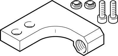 FESTO Staffa ammortizzatore 1812550 DADP-ES-G6-25 1 pz.