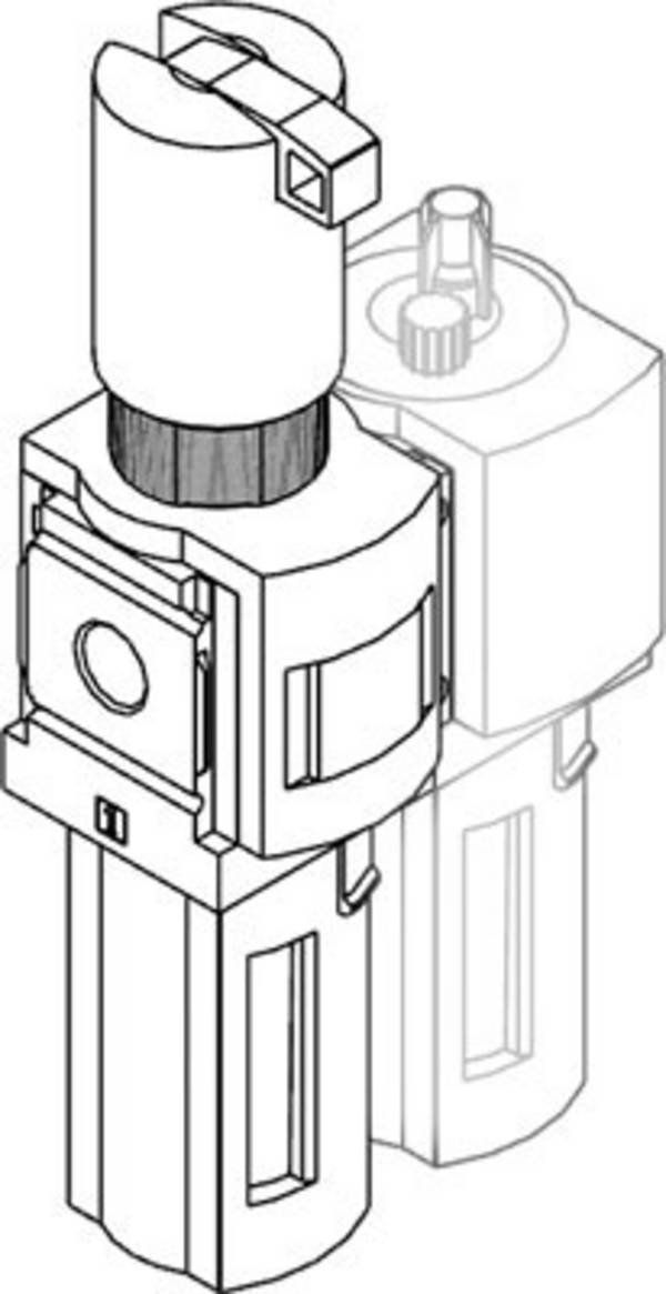 FESTO 8042673 MSB6-1/2-FRC13:J120M1 Dispositivo di manutenzione combinato  Gas inerti, Aria compressa Pressione max 18 bar