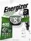 Lampada frontale energetica 'Energizer Vision Ultra', 400 Lumen, 7 modalità, ricaricabile tramite cavo, impermeabile, autonomia di 4 ore.