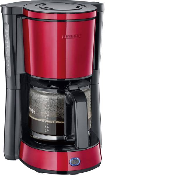 Macchine dal caffè con filtro - Severin KA 4817 Macchina per il caffè Rosso (metallico), Nero Capacità tazze=10 - Macchine dal caffè con filtro - Severin KA 4817 Macchina per il caffè Rosso (metallico), Nero Capacità tazze=10 -