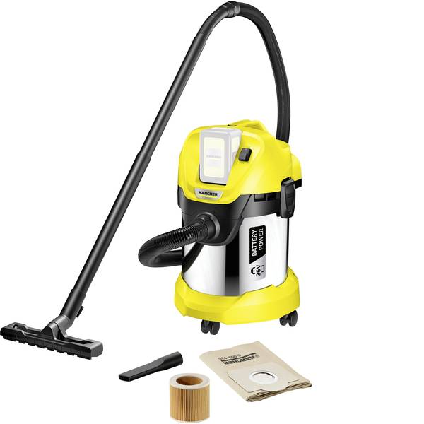 Bidoni aspiratutto - Kärcher WD 3 Battery Premium 1.629-950.0 Aspiratutto 300 W 17 l senza batteria - Bidoni aspiratutto - Kärcher WD 3 Battery Premium 1.629-950.0 Aspiratutto 300 W 17 l senza batteria -