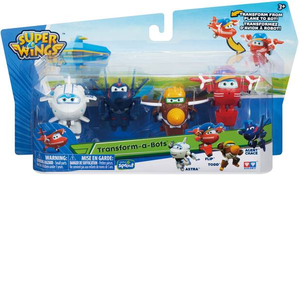 Veicoli senza telecomando - Super Wings 4 pz. Transform Super Set - Veicoli senza telecomando - Super Wings 4 pz. Transform Super Set -