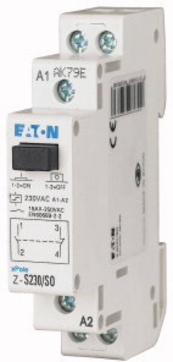 Relè a impulso Guida DIN Eaton Z-S240/SS 2 NA 240 V/AC 16 A 2500 VA Pezzo 1 pz.