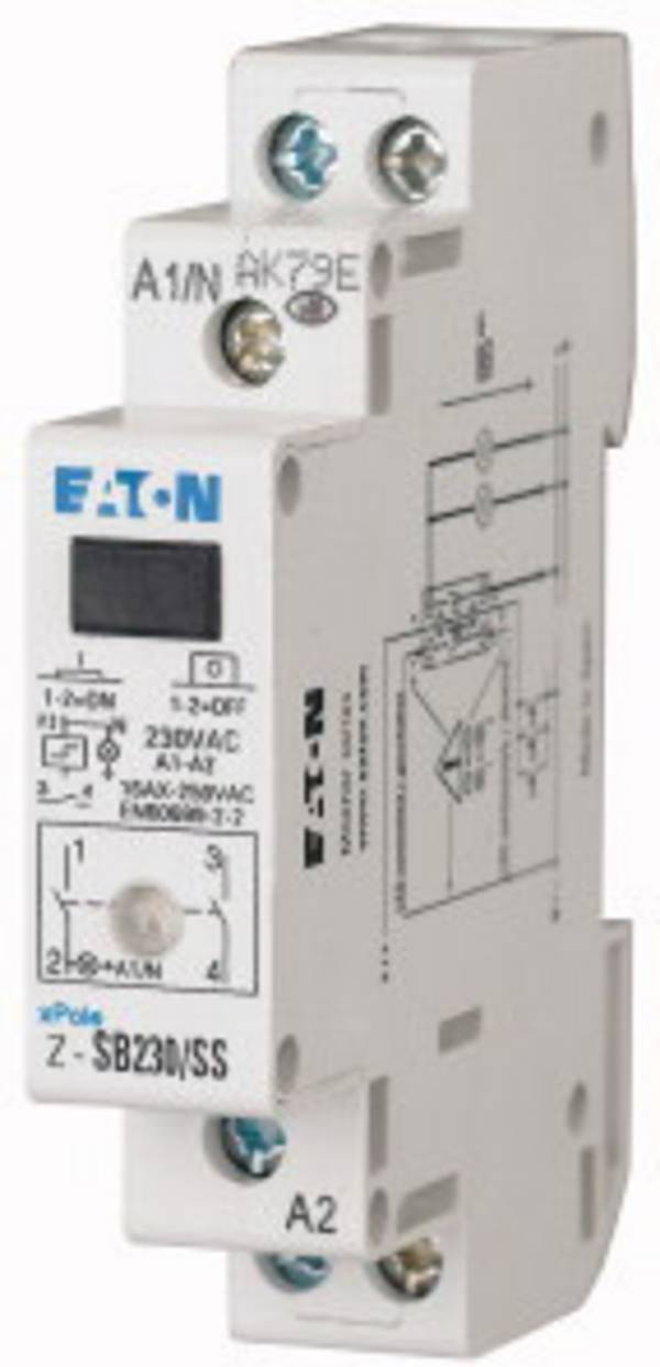 Relè a impulso Guida DIN Eaton Z-SB24/SS 2 NA  16 A 1980 W Pezzo 1 pz.