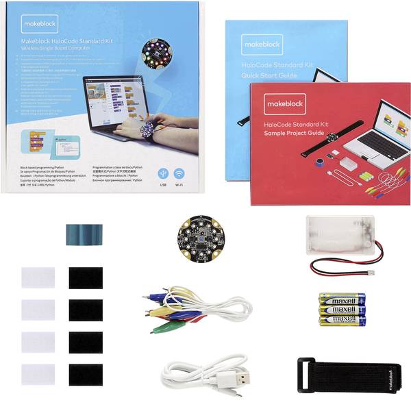 Pacchetti di apprendimento elettrici ed elettronici - Makeblock HaloCode Starter Kit mb_P1030065 Computer a scheda singola - Pacchetti di apprendimento elettrici ed elettronici - Makeblock HaloCode Starter Kit mb_P1030065 Computer a scheda singola -