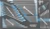 Hazet 163-528/56 163-528/56 Kit chiavi combinate Misura (metrica) 6 - 36 mm