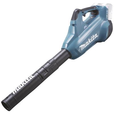 Soffiatore per foglie wireless blu-nero con impugnatura ergonomica, adatto per lavori di giardinaggio e pulizia di superfici esterne.