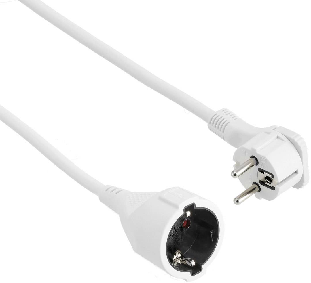Hama 137225 Alimentazione Prolunga 16 A Bianco 5.00 m H05VV-F 3G 1,5 mm²-0