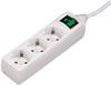 Hama 121902 Multipresa con interruttore 3 scomparti Bianco Schuko 1 pz.