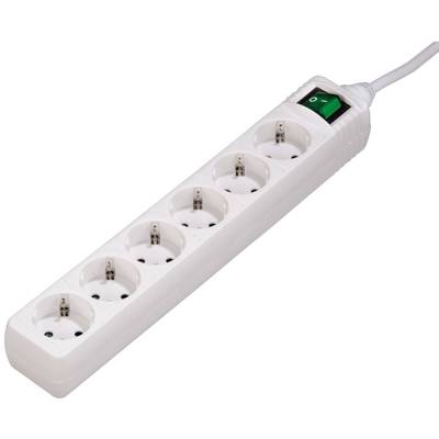 Hama 121915 Multipresa con interruttore 6 scomparti Bianco Schuko 1 pz.-0
