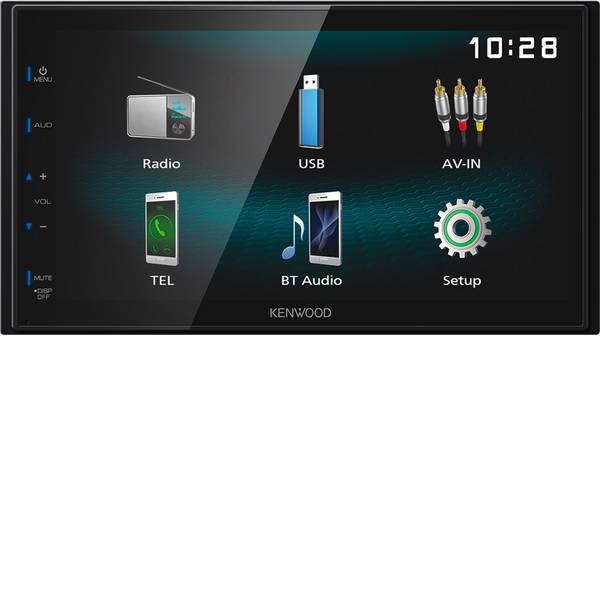 Autoradio e Monitor multimediali - Kenwood DMX-120BT Moniceiver doppio DIN Collegamento per telecamera posteriore - Autoradio e Monitor multimediali - Kenwood DMX-120BT Moniceiver doppio DIN Collegamento per telecamera posteriore -
