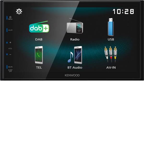 Autoradio e Monitor multimediali - Kenwood DMX-125DAB Moniceiver doppio DIN Sintonizzatore DAB+, Collegamento per telecamera posteriore - Autoradio e Monitor multimediali - Kenwood DMX-125DAB Moniceiver doppio DIN Sintonizzatore DAB+, Collegamento per telecamera posteriore -