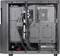 L'immagine mostra l'interno di un case per computer con cavi ordinatamente sistemati, due hard disk, un alimentatore RGB da 850W e una scheda madre.