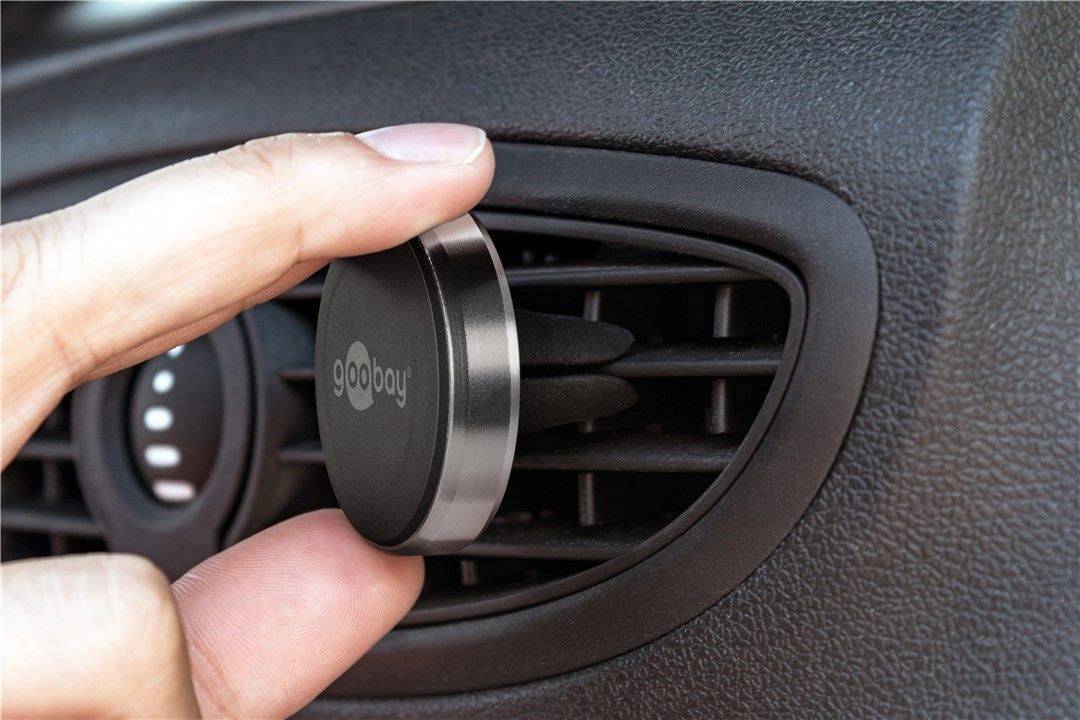 Goobay Set di supporti magnetici universali dal design sottile Per il fissaggio semplice e sicuro di piccoli dispositiv-2
