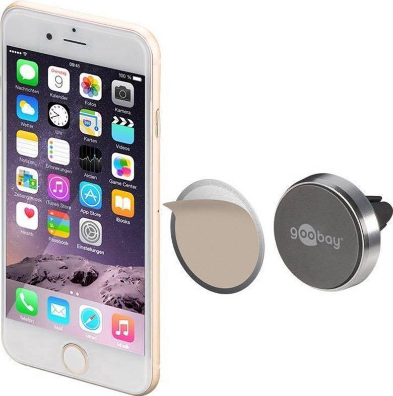 Goobay Set di supporti magnetici universali dal design sottile Per il fissaggio semplice e sicuro di piccoli dispositiv-10