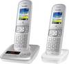 Panasonic KX-TGH722GG DECT Telefono cordless analogico Segreteria telefonica, Telefono per bambini (babyphone) Argento