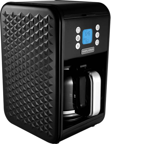 Macchine dal caffè con filtro - Morphy Richards Vector Macchina per il caffè Nero Capacità tazze=12 Caraffa in vetro, Funzione mantenimento calore, - Macchine dal caffè con filtro - Morphy Richards Vector Macchina per il caffè Nero Capacità tazze=12 Caraffa in vetro, Funzione mantenimento calore, -