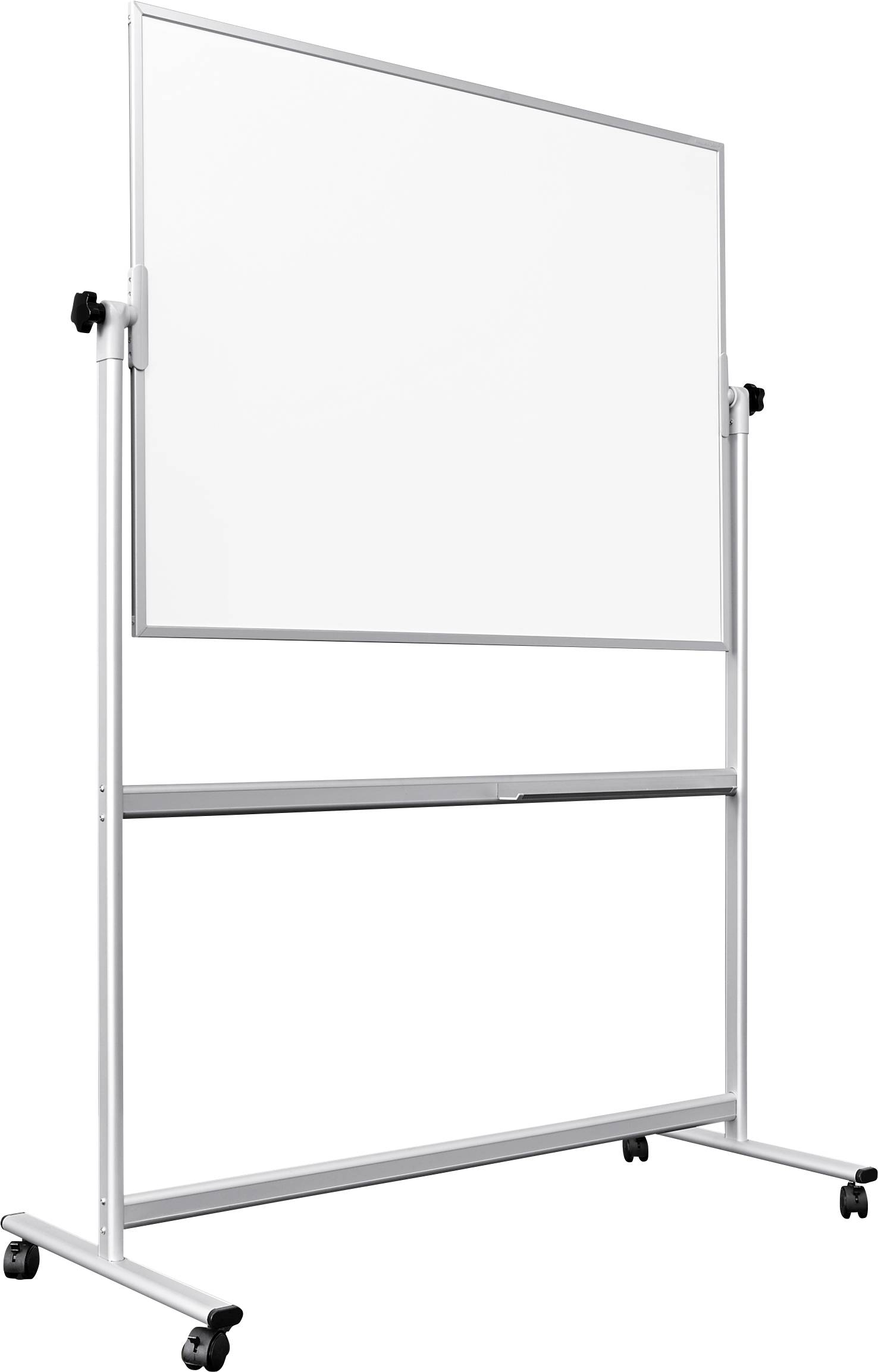 magnetoplan Lavagna bianca Whiteboard SP Mobil (L x A) 2000 mm x 1000 mm Bianco, Alluminio vernice speciale Utilizzabile su entrambi i lati, Incl. ripiano portaoggetti